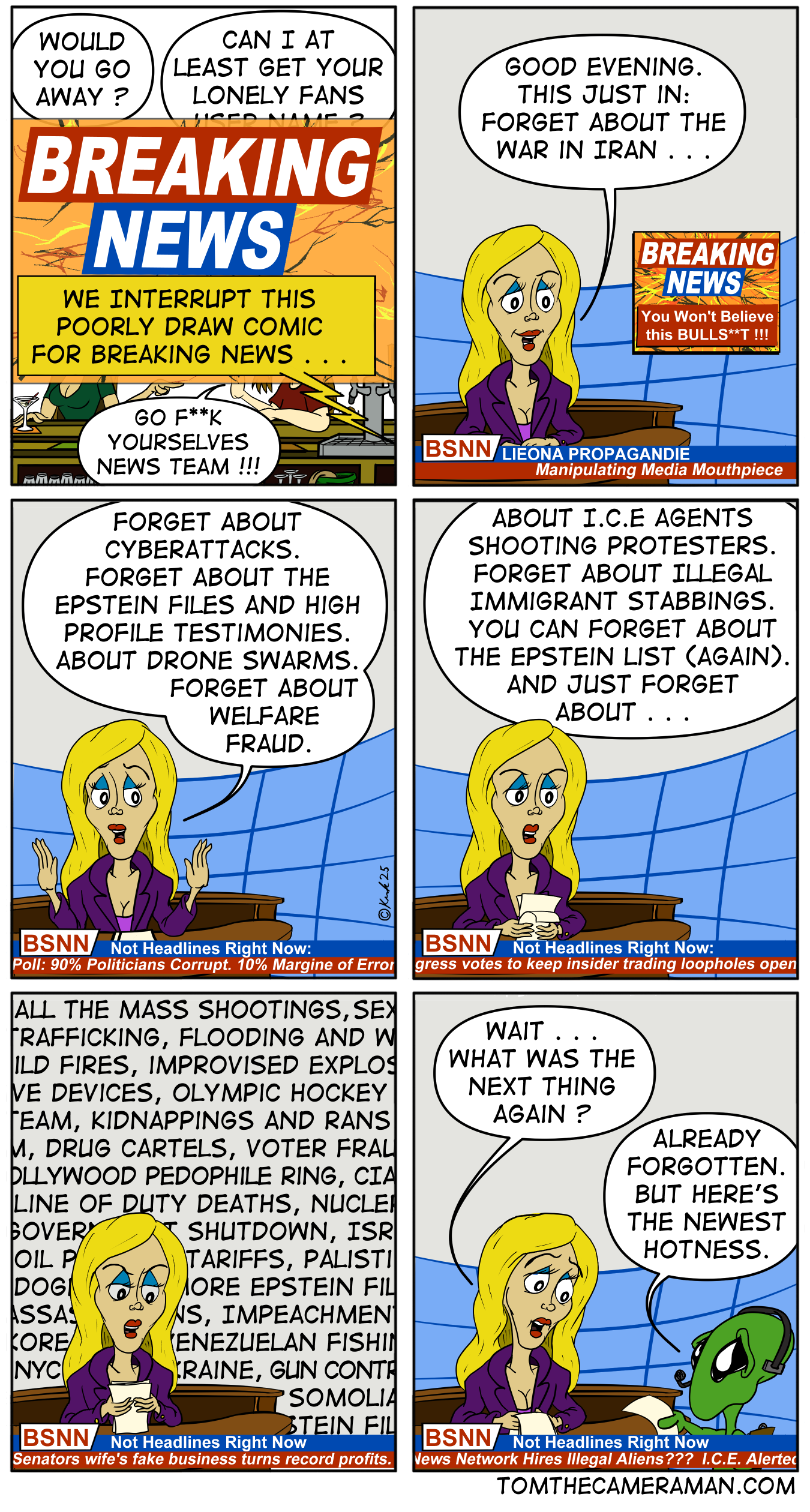Breaking News: This Just in! And this too !